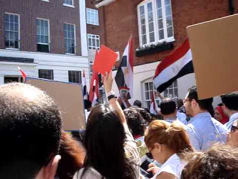 Egyptian Embassy Protest in London on 30 June 2013 - 2