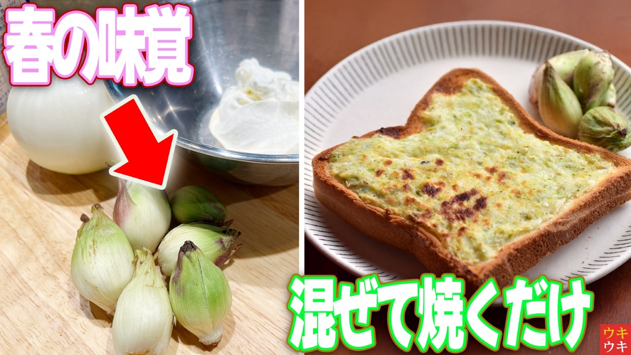 【春の味覚】ふきのとう混ぜて焼くだけの極上トースト