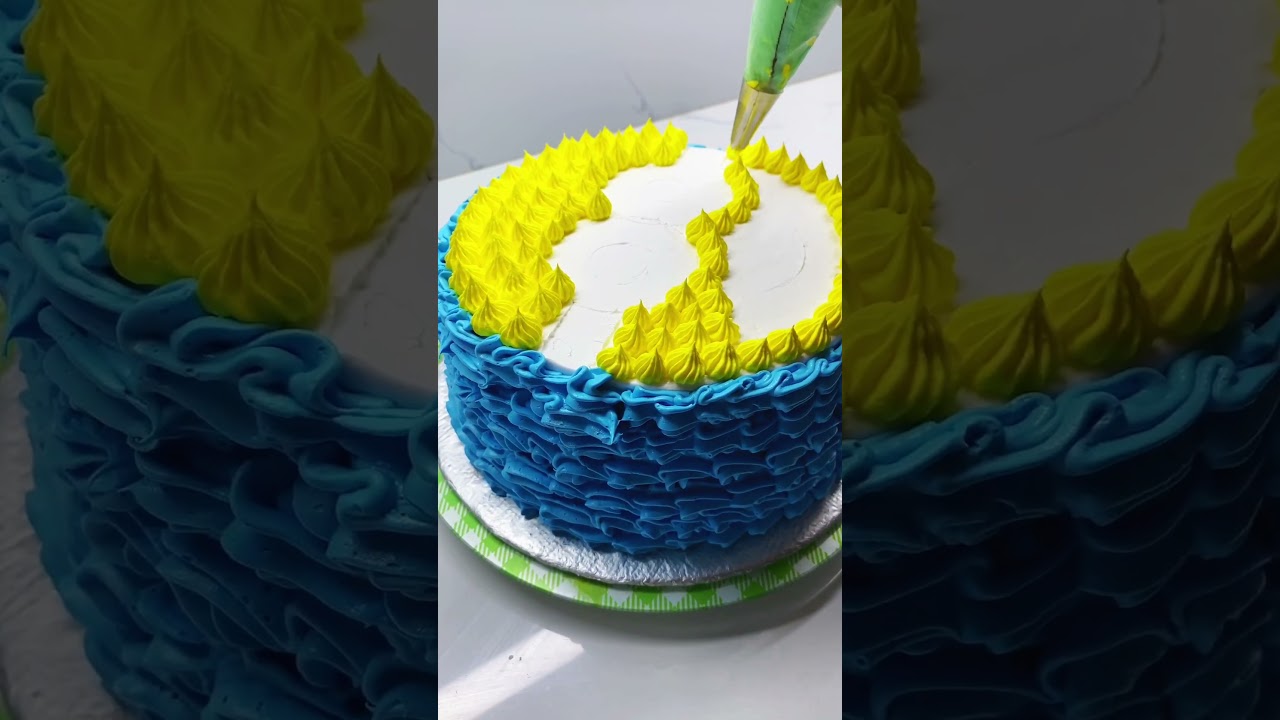 Minion Theme Birthday Cake 