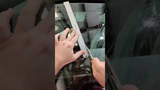 Come behind the scenes with me and tint a window #windowtint #tint #ceramic #tinting