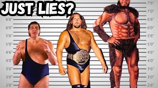 Famous Pro Wrestlings REAL vs FAKE weight and height Net Worth