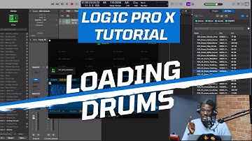 How To Load Drum Sounds Into Logic Pro X #logicprox #tutorial