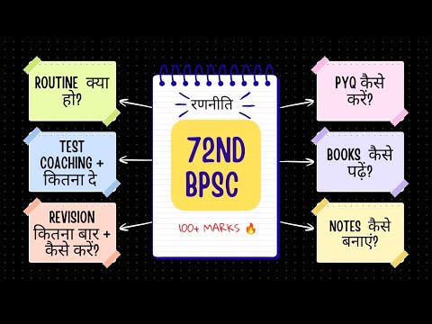 72वीं BPSC की अचूक रणनीति | 🔥 मैंने BPSC Prelims कैसे निकाला? (100% Working Plan)