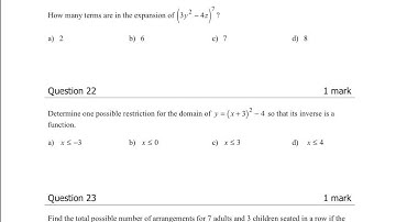 January 2013 question 21