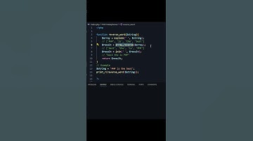 Reverse order of words in PHP #coding #programming #php #tutorial #knowledge #shorts