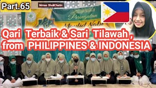 Qari Terbaik -Pembacaan Ayat Suci Al-Quran Dan Sari Tilawah,Dari Philippina & Indonesia HALAQOH Ahad