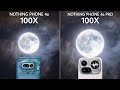 Nothing Phone 4a VS Nothing Phone 4a Pro | Moon Zoom Test 🌙