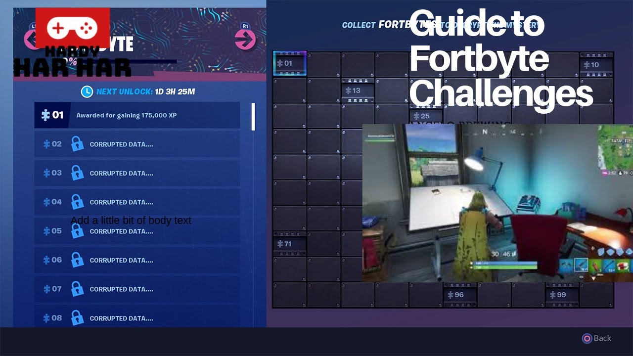 ALL FORTBYTE LOCATIONS | Guide to finding Fortbytes