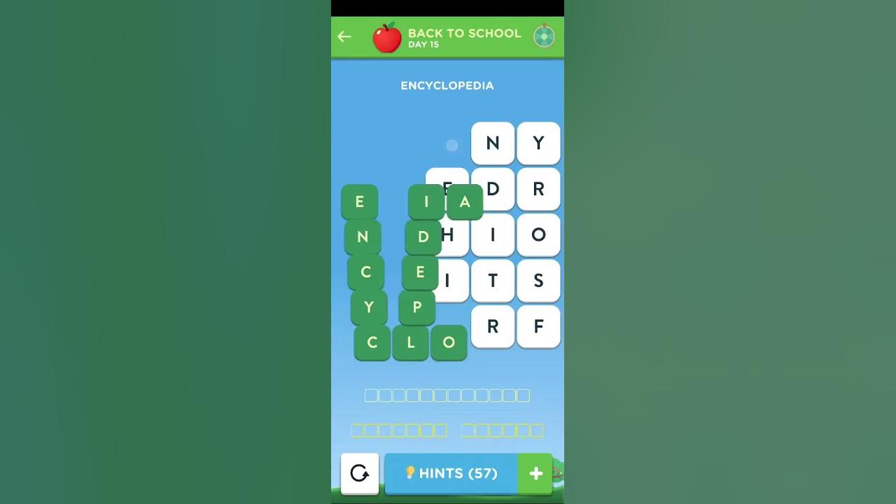 Wordbrain 2 BACK TO SCHOOL Event DAY 15 [September 16 2023] Wordbrain