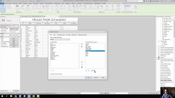 Revit Room Finish Schedule Grouping Add Project Parameter