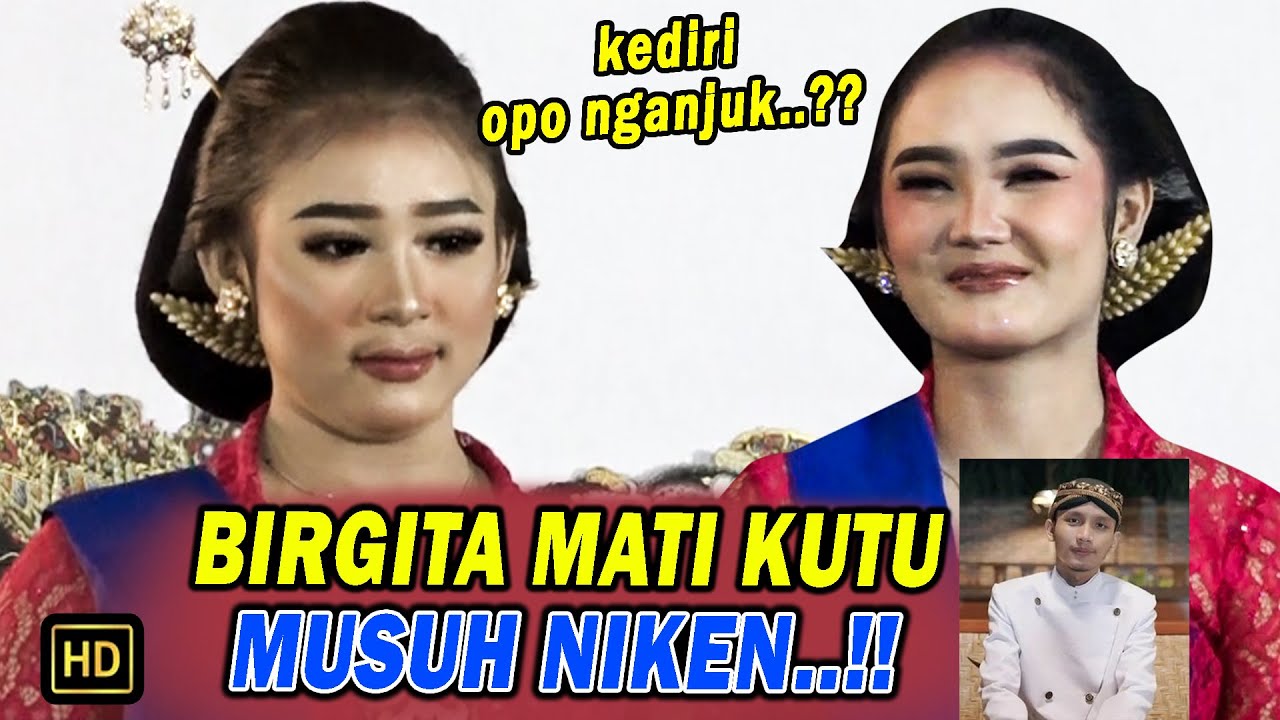 #PART1 👍BIKIN GEMPAR !! Niken Salindry menjawab pantun dari Birgita di Desa Wates Madiun