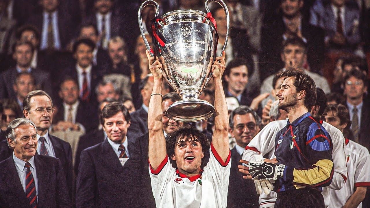 ACミラン 1994年 チャンピオンフラッグ AC Milan Champions League 1994 | Road to Victory - YouTube