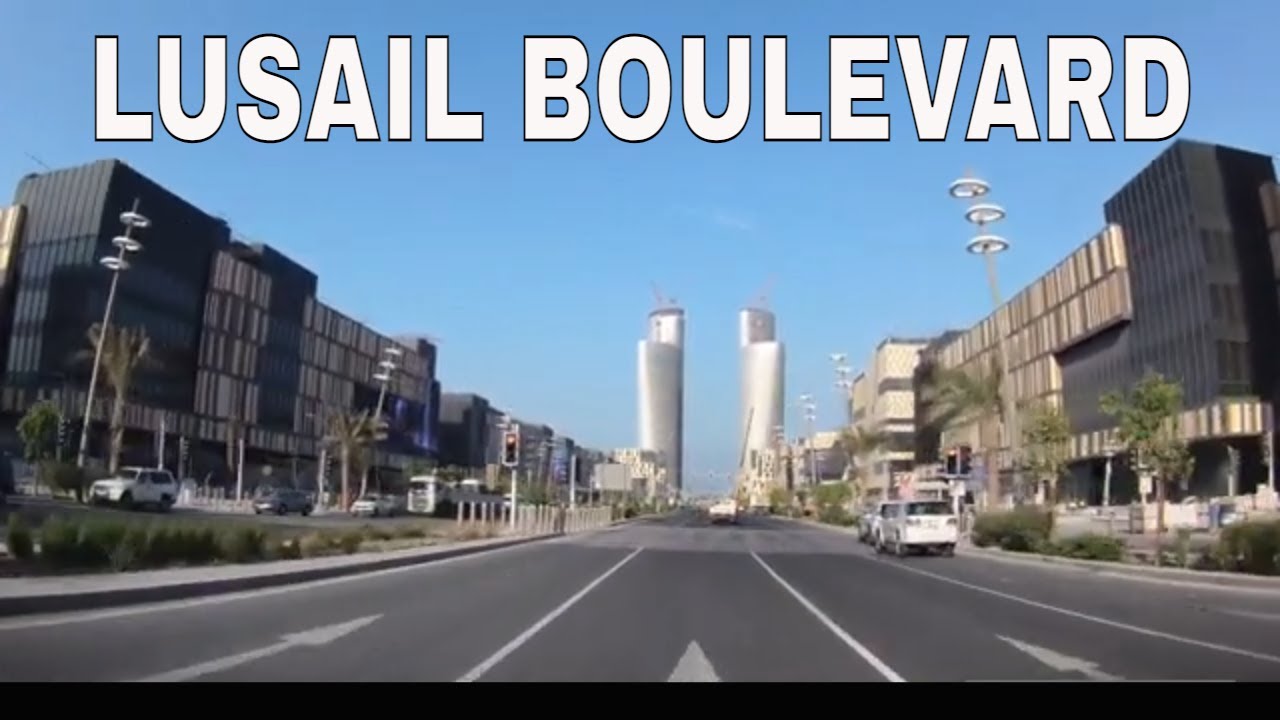 LUSAIL BOULEVARD Partly Open Fans Zone FIFA World Cup 2022 25 Aug