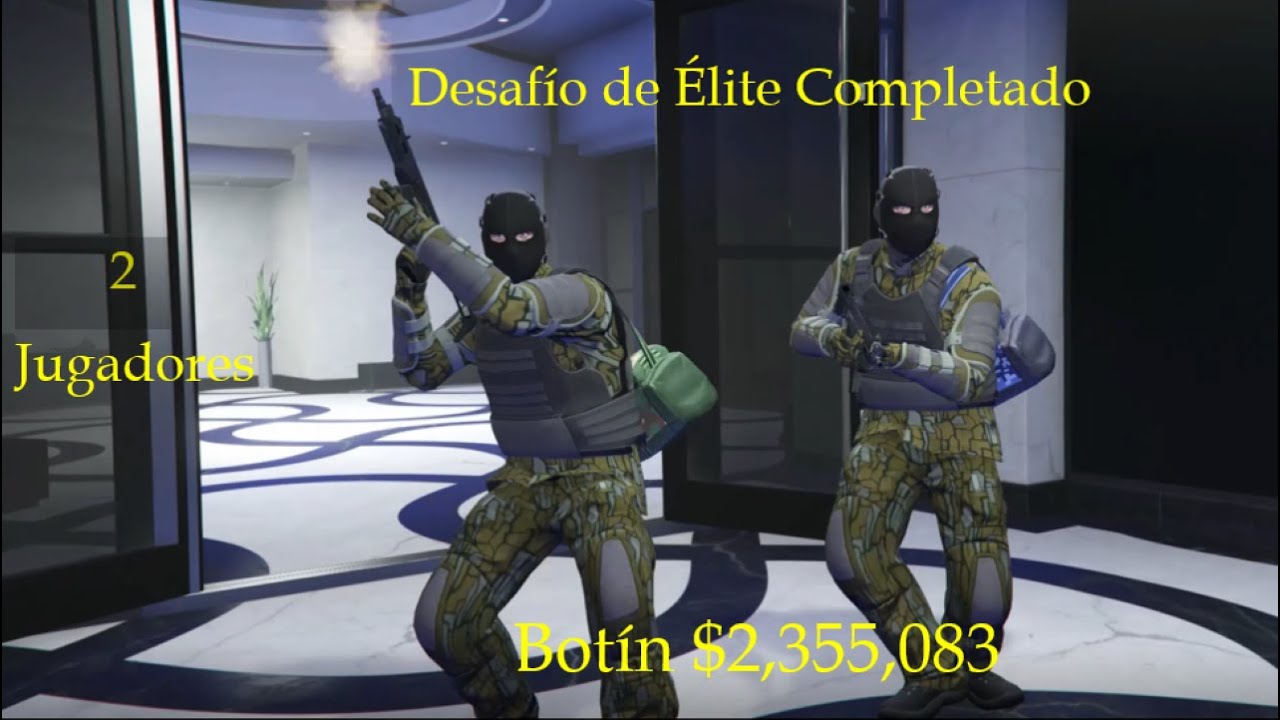 Golpe al Casino: Agresión (Desafío Élite) - Robando Toda la Bóveda - (Modo Difícil) - GTA 5 ONLINE