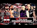 WWE RAW 30th Anniversary Official Match Card HD