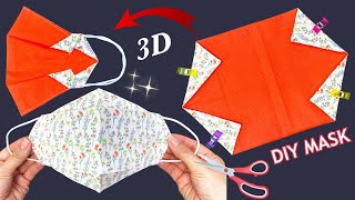 New Style Beautiful 3D Mask Diy 3D Face Mask Easy Pattern Sewing Tutorial Origami Face Mask Ideas