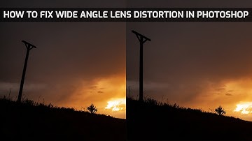 How to fix wide angle lens distortion in Adobe Camera RAW