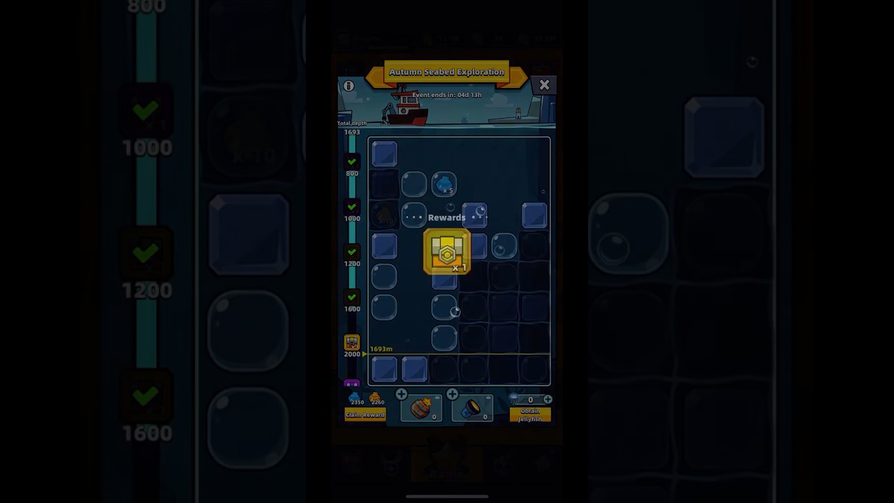 I DIVED OVER 1600 METERS IN SURVIVOR.io EVENT - AUTUMN SEABED EXPLORATION 