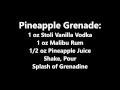 Pineapple Grenade Shot Recipe with Ballyhoo!