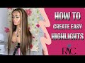 HOW TO DO EASY HIGHLIGHTS WITH BROWN BASE FT A BLEACH BATH | PREMIER WIG CLOSET