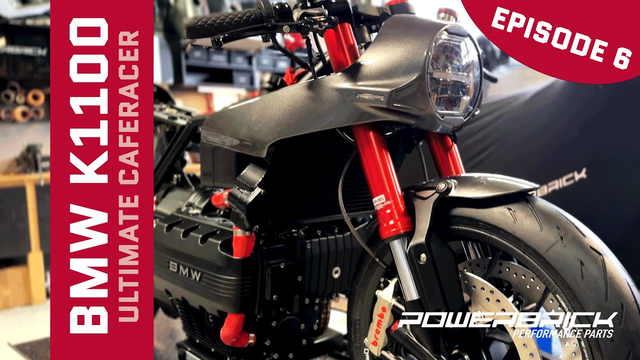 Лучший Caferacer EP6 — POWERBRICK BMW K1100RS — передняя часть, органы управления и проводка M-блока