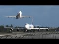 (4K) San Juan Airport: 747 Jumbo Heavies!