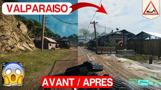 BATTLEFIELD 2042 / BC2 - VALPARAISO - AVANT / APRES
