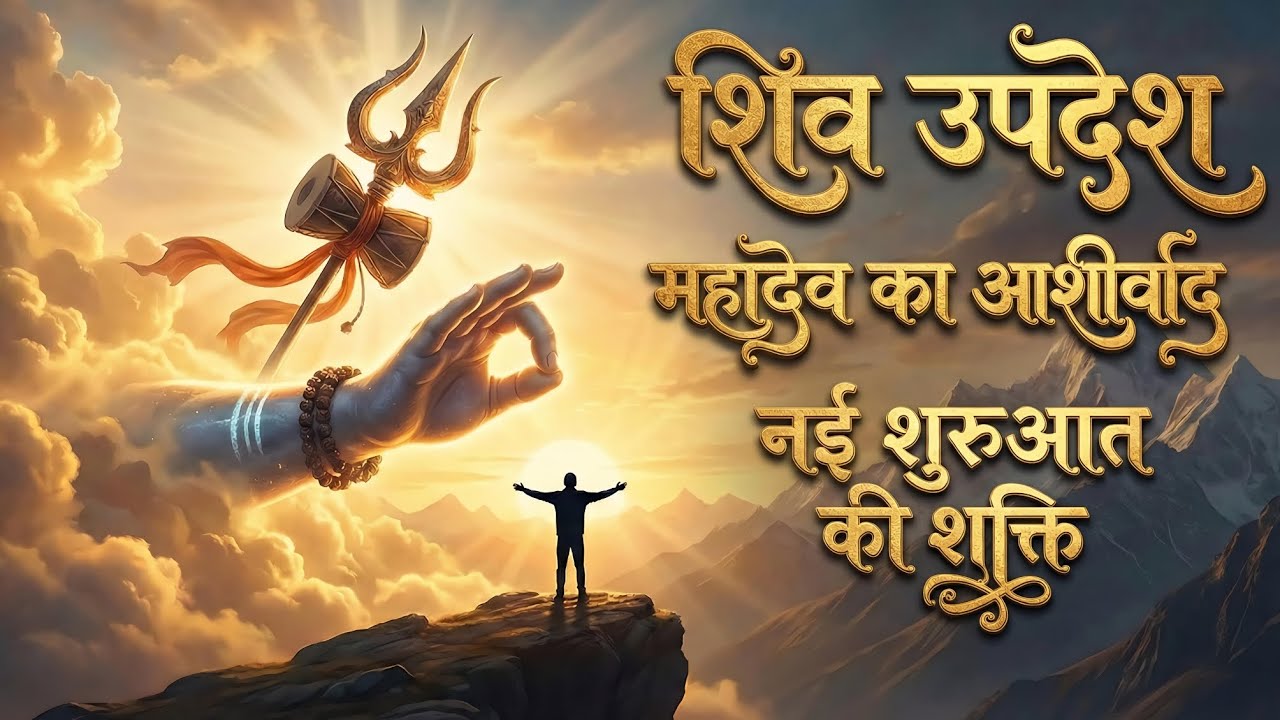 नई शुरुआत करने से मत घबराओ - महादेव तुम्हारे साथ हैं 🔱 | shiv updesh |Best Shiv Motivation#bholenath
