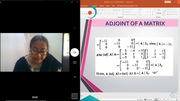 MATRICES LEC6 By RANJANA DUTTA