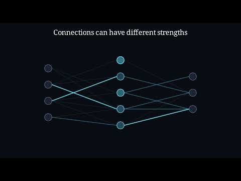 AI & Machine Learning Animation Pack 04/25 | Weighted Connections in Neural Networks