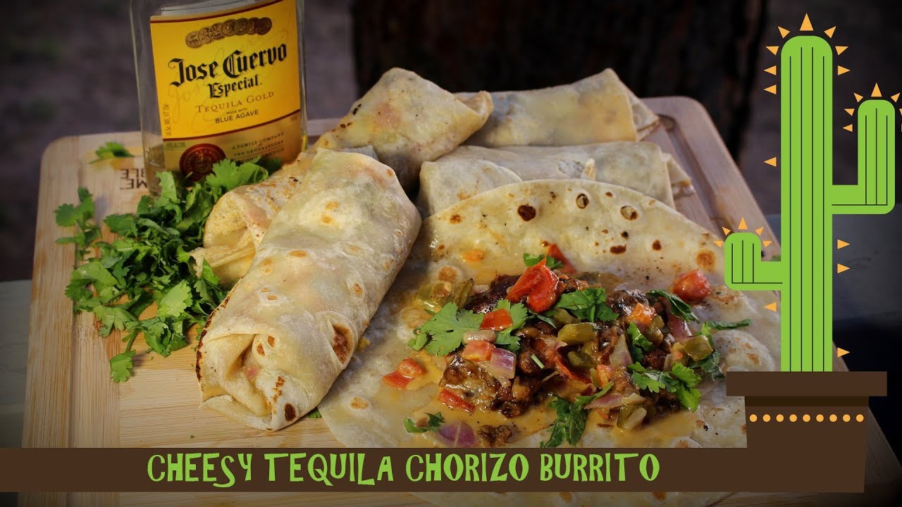 Blackstone Cheesy Tequila Chorizo Burrito YouTube