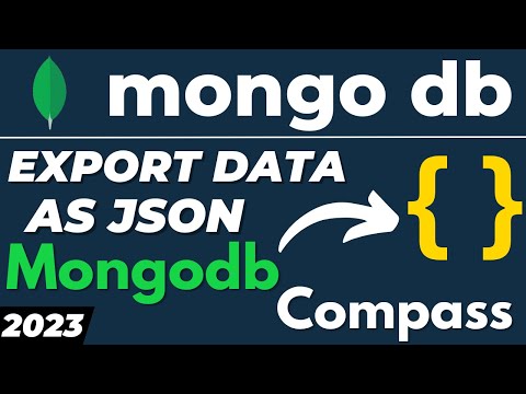 How to export Mongodb collection or table data to JSON File in Mongo Compass