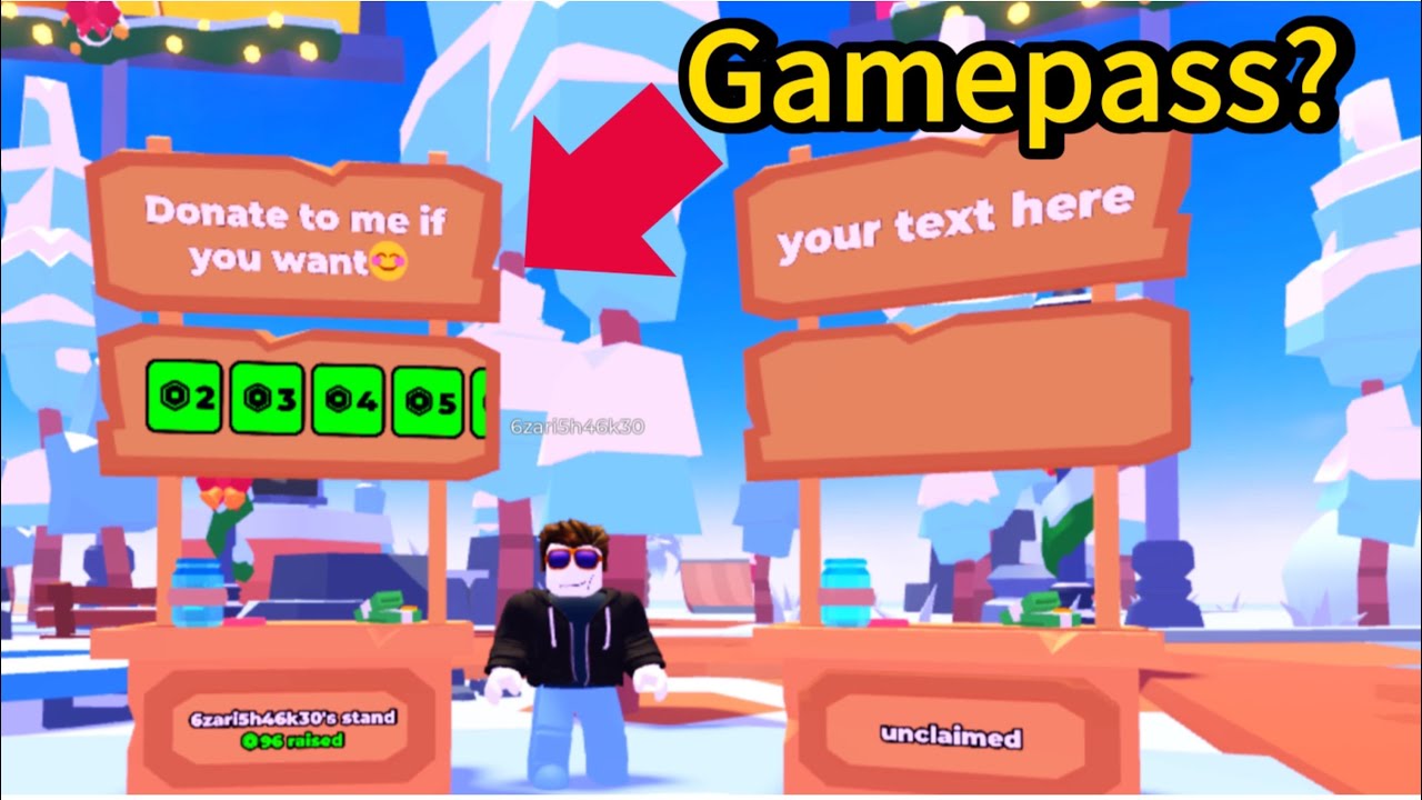 Please Donate: How to make your very Own Gamepass!