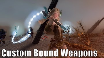 Skyrim Mods: Custom Bound Weapons with Unique Animations