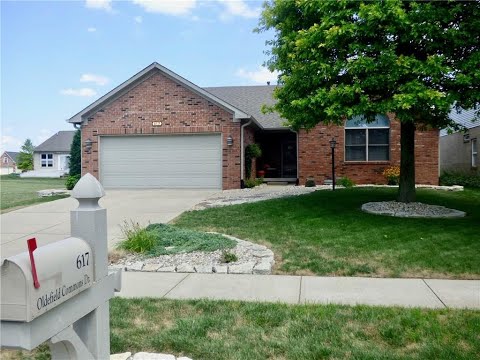 617 OLDEFIELD COMMONS Drive, Greenwood, IN home video tour