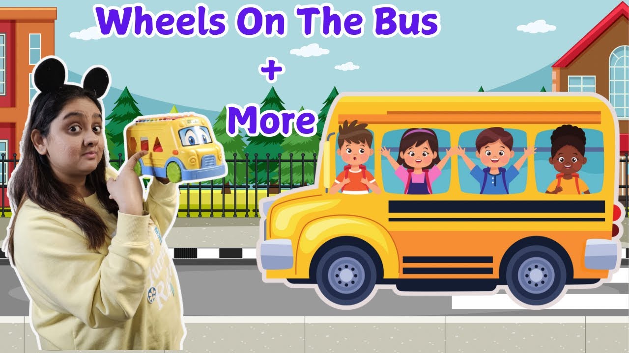 Wheels On The Bus + More | Classic Nursery Rhymes With a Fun Twist | Song for kids & Toddlers |