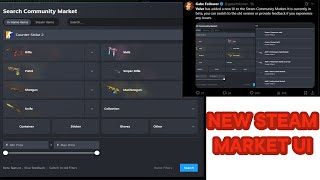 Steam Market UI Revamp + Fixes [Huge UI Update Steam]