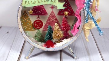 DIY Altered Tim Holtz Christmas Clock