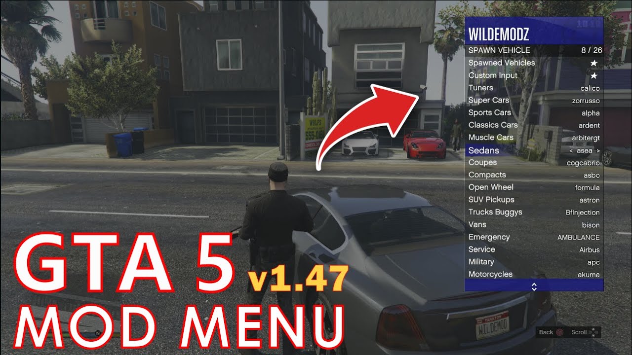 GTA V PS4 5.05 LTS Menu Base 1.27 and Native Caller by CMTFrostyy