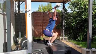 20200518 Deficit snatch 30kg 5 6 5sets