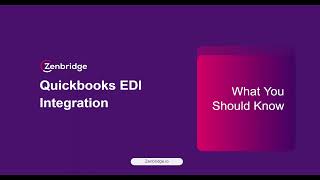 Quickbooks EDI Integration Using Webhooks