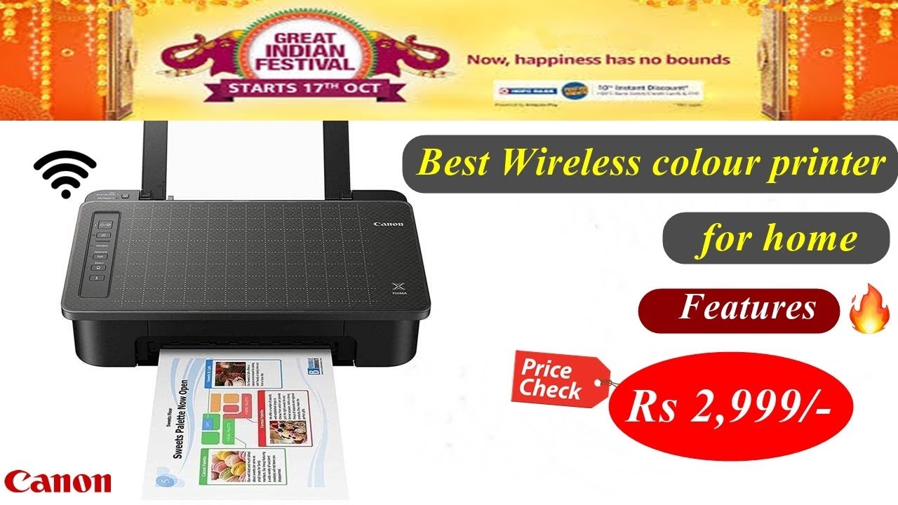 Best Wireless Printer | Canon Pixma TS307 | Amazon great Indian sale 2020 | play seven