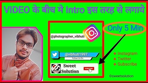 Manoj Dey के जैसा subscribe animation कैसे बनाये || Like Instagram/Twitter || Only 5 Min