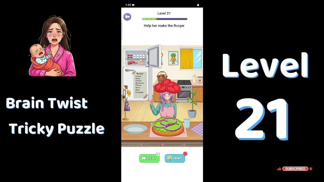 Brain Twist Level 21 Help the girl to safety | Solutionguruji