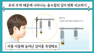 4학년 1학기 과학_4단원. 물체의 무게_ 3차시 물체의 무게로 인해 나타나는 현상 관찰하