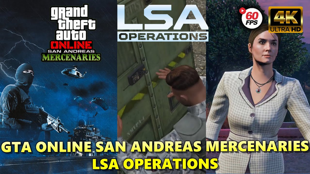 GTA San Andreas Mercenaries LSA Operations ALL Mission [SOLO] [4K ...