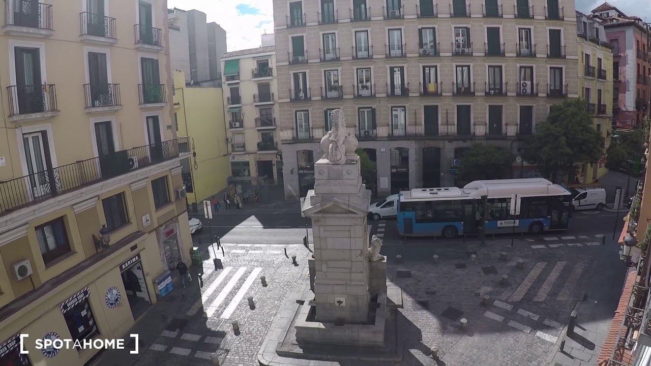 Spacious studio apartment with cute balcony for rent in La Latina - Spotahome (ref 225897)