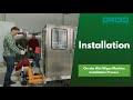 Wet wipes machine onsite installation process 2021droid