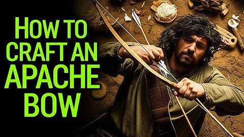 How to Make a Traditional Apache Survival Bow from Scratch