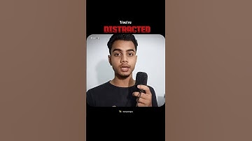 You are not Lazy Your are Just distracted ! Eliminate the distractions